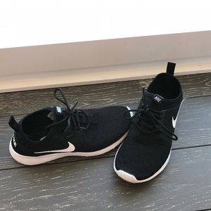 Black and White Nike Sneakers